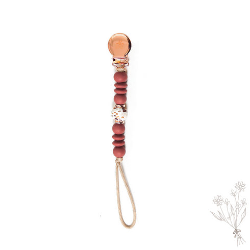 Daisy Teething Pacifier Clip