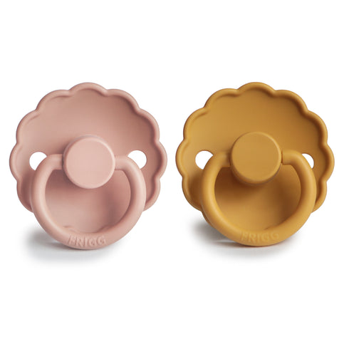 FRIGG Daisy Night Silicone Baby Pacifier | 2-Pack