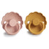 FRIGG Daisy Night Silicone Baby Pacifier | 2-Pack