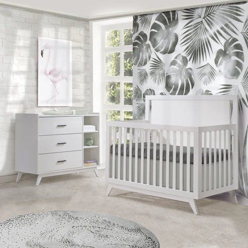 Tulip Sissi Convertible Crib + Dresser Combo