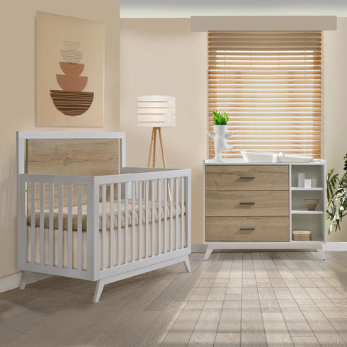 Tulip Sissi Convertible Crib + Dresser Combo