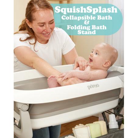 Primo SquishSplash Collapsible Bath and Folding Bath Stand