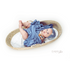 Daisy Ribbed Swaddle Beanie Set
