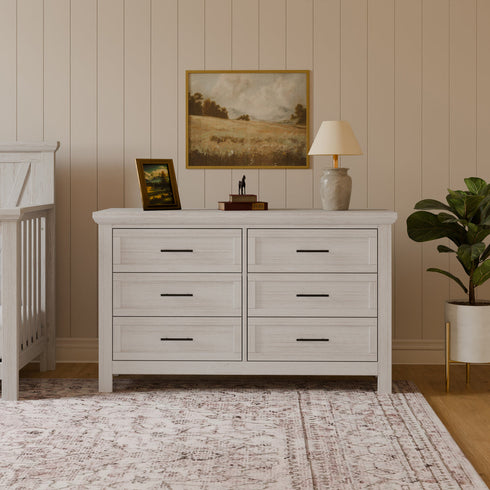 Franklin & Ben Emory Farmhouse 6-Drawer Dresser