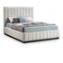 Meridian Furniture Lucia Linen Textured Fabric Bed