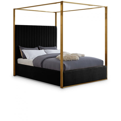 Meridian Furniture Jones Velvet Bed