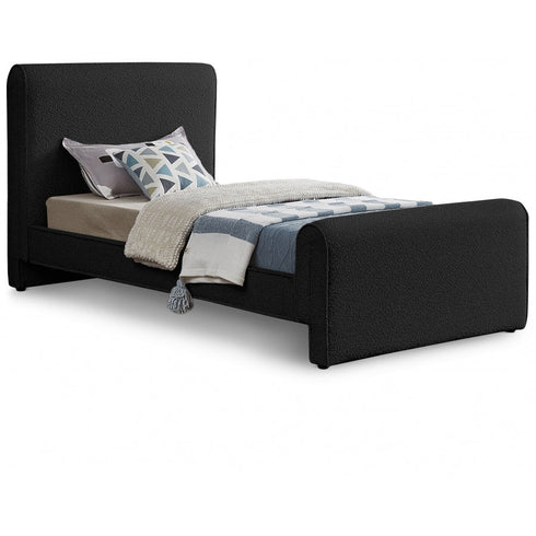 Meridian Furniture Stylus Boucle Fabric Bed