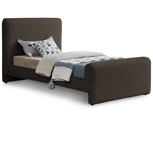 Meridian Furniture Stylus Boucle Fabric Bed