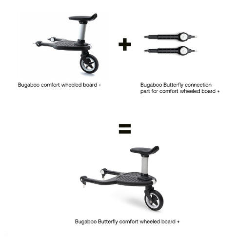 Bugaboo Butterfly Connection Part for Comfort Wheeled Board +