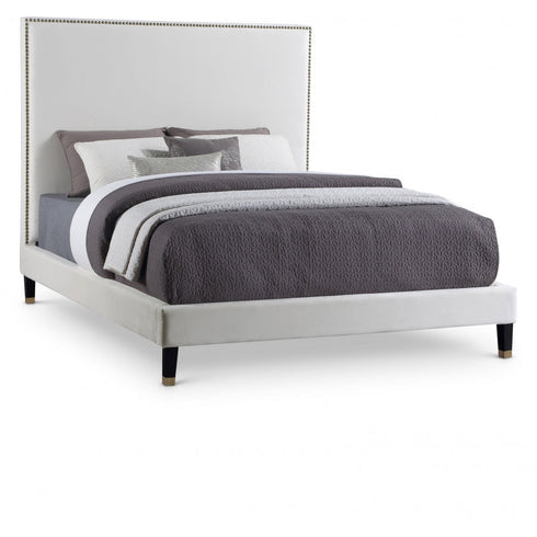 Meridian Furniture Harlie Velvet Bed