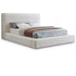 Meridian Furniture Devin Linen Textured Fabric Bed