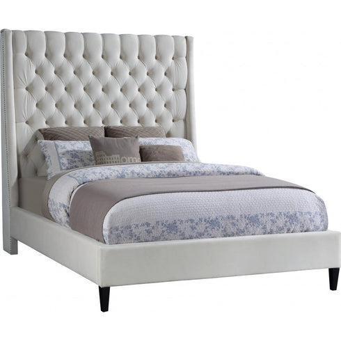Meridian Furniture Fritz Velvet Bed