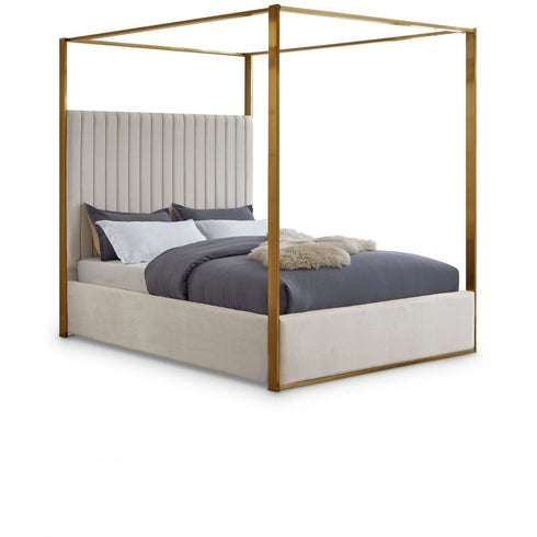 Meridian Furniture Jones Velvet Bed