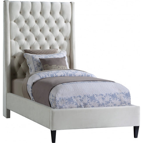 Meridian Furniture Fritz Velvet Bed