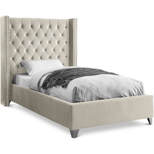 Meridian Furniture Aiden Velvet Bed