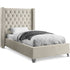 Meridian Furniture Aiden Velvet Bed