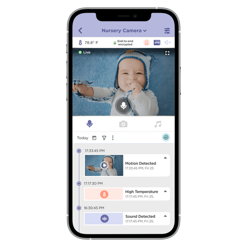 Hubble Nursery Pal Link Premium Single Baby Monitor