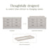 Franklin & Ben Emory Farmhouse 6-Drawer Dresser