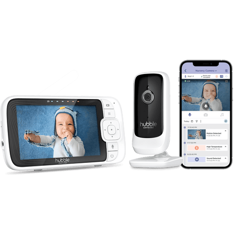 Hubble Nursery Pal Link Premium Single Baby Monitor