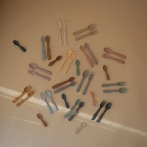 Mushie Silicone Feeding Spoons