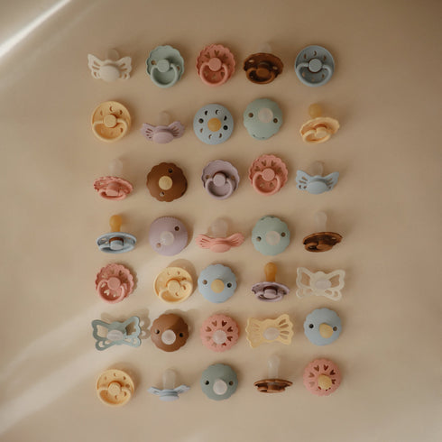 Frigg Andersen Fairytale Natural Rubber Baby Pacifier | 2-Pack