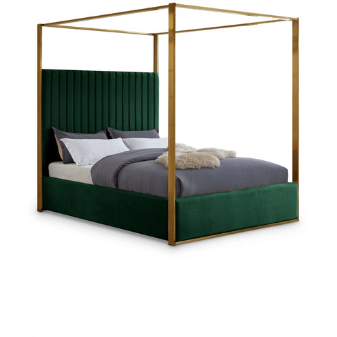 Meridian Furniture Jones Velvet Bed
