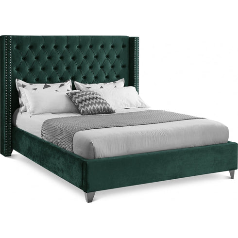 Meridian Furniture Aiden Velvet Bed