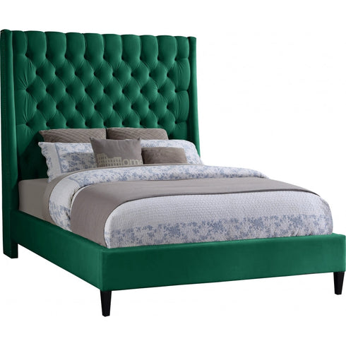 Meridian Furniture Fritz Velvet Bed