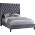 Meridian Furniture Fritz Velvet Bed