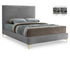 Meridian Furniture Geri Velvet Bed