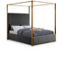 Meridian Furniture Jones Velvet Bed