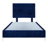 Platform Bedding Miami Velvet Bed with Headboard