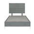 Platform Bedding Miami Velvet Bed with Headboard