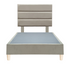 Platform Bedding Concord Velvet Bed with Headboard