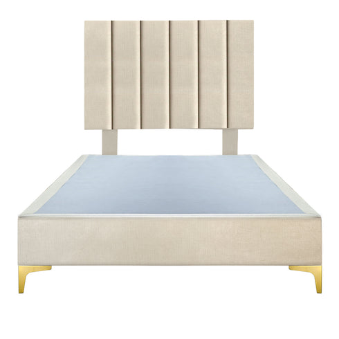 Platform Bedding Signature Velvet Bed with Headboard