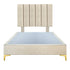Platform Bedding Signature Velvet Bed with Headboard