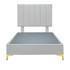 Platform Bedding Signature Leather Bed with Headboard