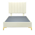 Platform Bedding Signature Leather Bed with Headboard