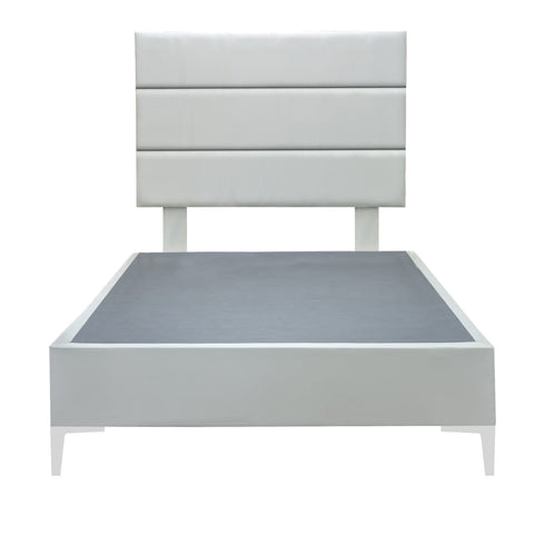 Platform Bedding Concord Leather Bed with Headboard