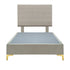 Platform Bedding Miami Velvet Bed with Headboard