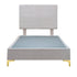 Platform Bedding Miami Velvet Bed with Headboard