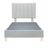 Platform Bedding Signature Leather Bed with Headboard