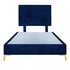 Platform Bedding Concord Velvet Bed with Headboard