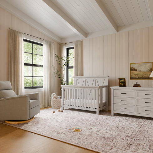 Franklin & Ben Emory Farmhouse 4-in-1 Convertible Crib