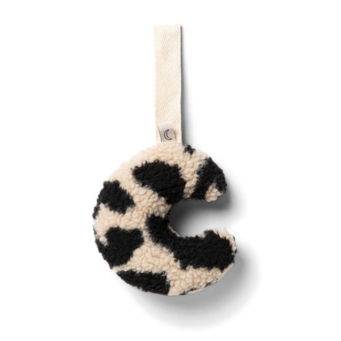 Dapper Maentje Moon Fuzzy Pacifier Holder