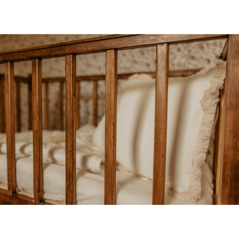 Mini Manilla Muslin 3 Piece Portable Crib Set