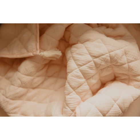 Mini Manilla Muslin 3 Piece Portable Crib Set
