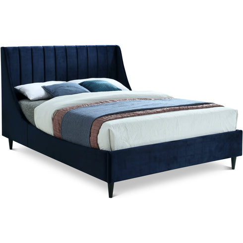 Meridian Furniture Eva Velvet Bed