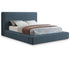 Meridian Furniture Devin Linen Textured Fabric Bed
