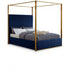 Meridian Furniture Jones Velvet Bed